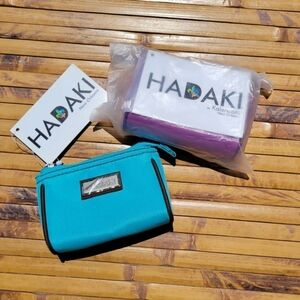 Two Hadaki Mini Scoop Pods, mini zippered carryall for your bag or pocket New